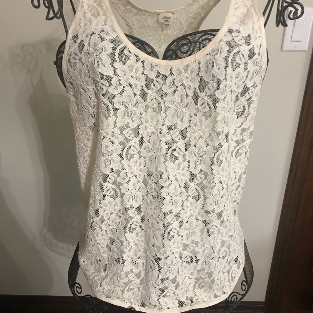 Wilfred lace racerback